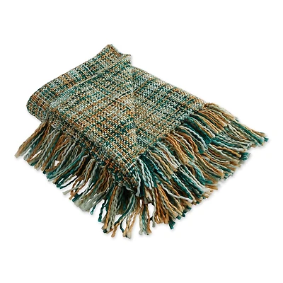 DII® Variegated Teal Acrylic Throw