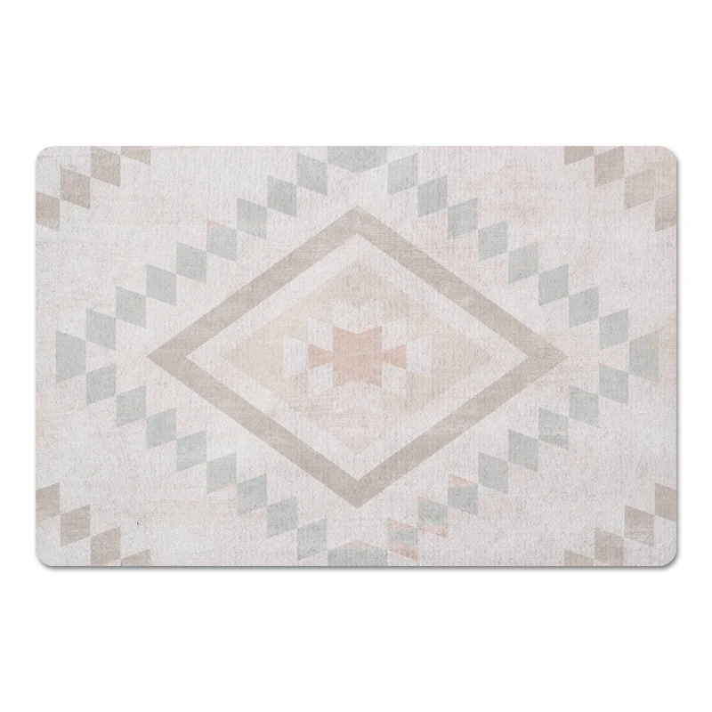 Pastel Tribal Pattern 27" x 18" Floor Mat