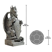 Design Toscano The Grande Dragon Sentinel Sculpture