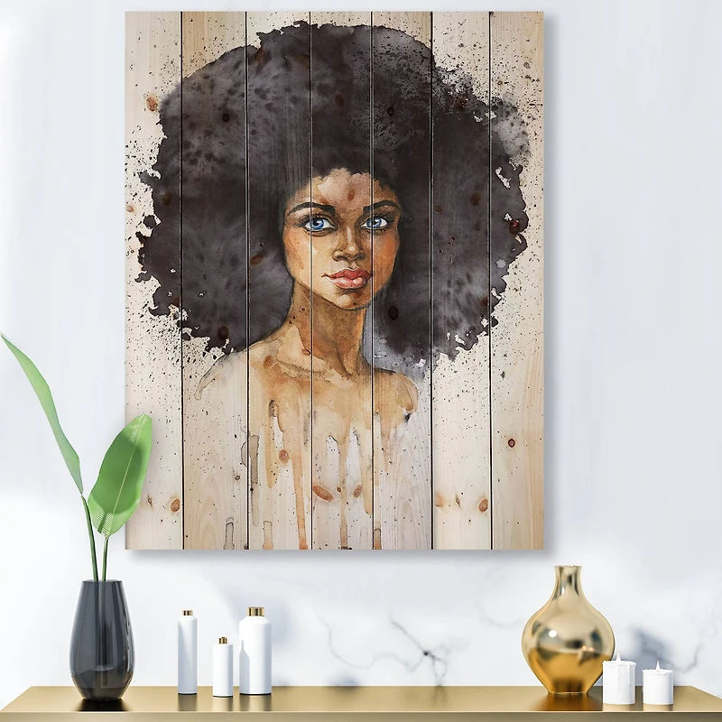 Designart - Portrait of African American Woman X