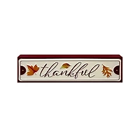 14" Leaf Thankful Tabletop Sign by Ashland®