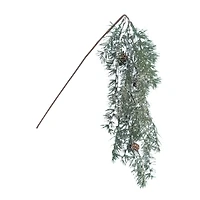 39" Hanging Snowy Greenery & Pinecone Stem by Ashland®