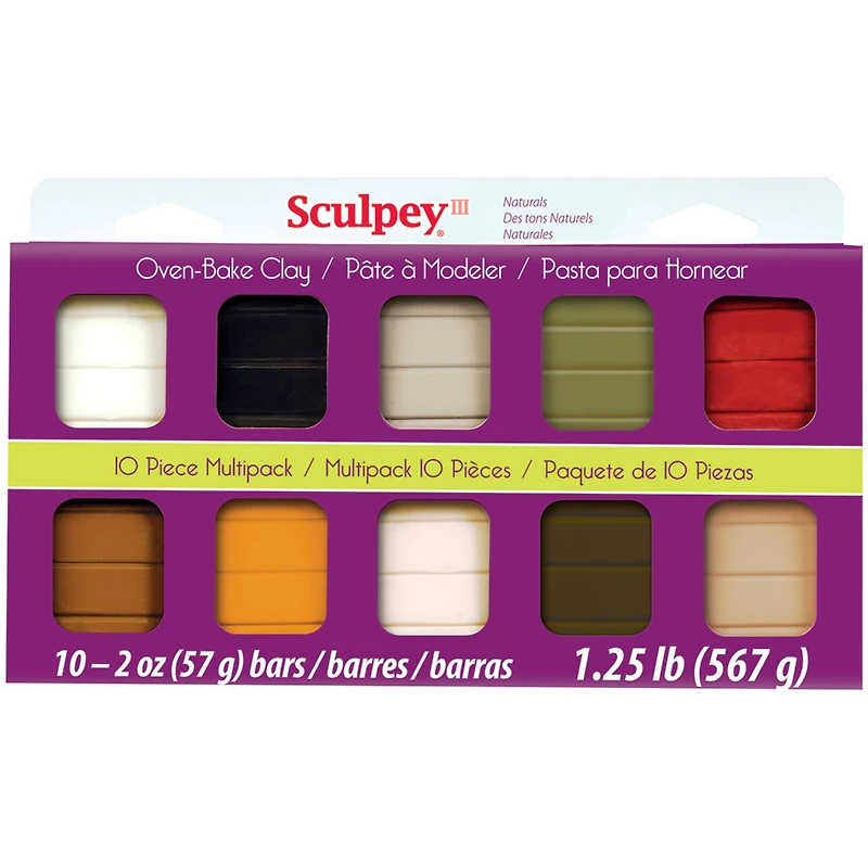 Sculpey III® Oven Bake Clay Naturals Set