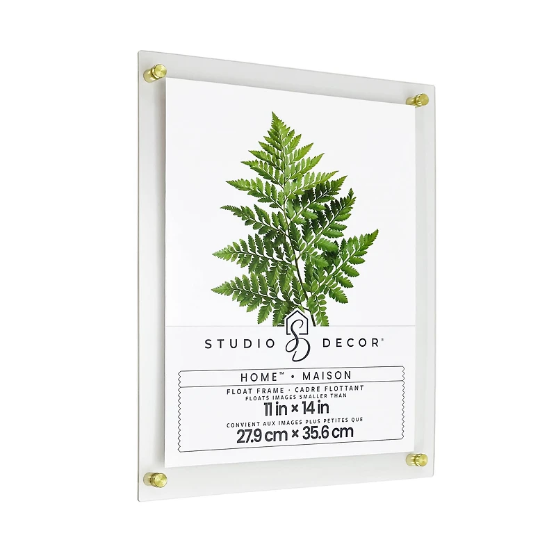 Home™ 11" x 14" Clear Float Frame by Studio Décor®
