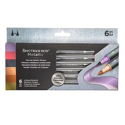 Spectrum Noir™ Metallic™ Antique Elements Marker Set