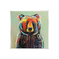 Stupell Industries Abstract Urban Bear Graffiti Wall Plaque Art