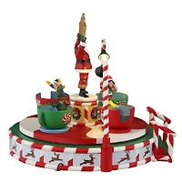 Lemax® Carnival Santa's Peppermint Teacup Spinner