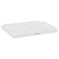 Mind Reader 17.5" White Coffee Station Serving Tray