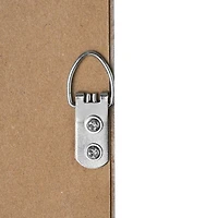 American Art Decor Carved Recollections Box Top Carved Mirror in Distressed White - 24" x 24"