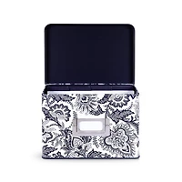 Vera Bradley® Java Navy White Recipe Tin Box