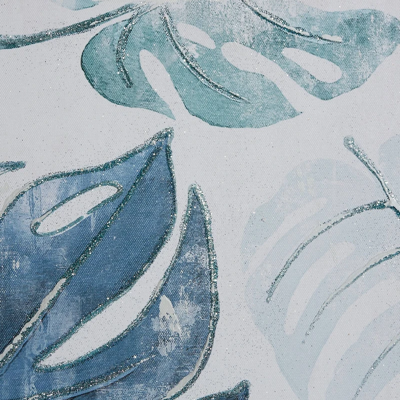 CosmoLiving by Cosmopolitan Set of 2 Blue Canvas Wall Art 24", 24"