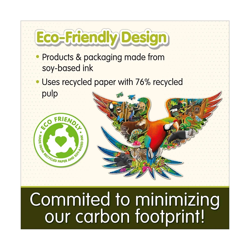 Wildlife World Puzzle - Rainforest: 200 Pcs