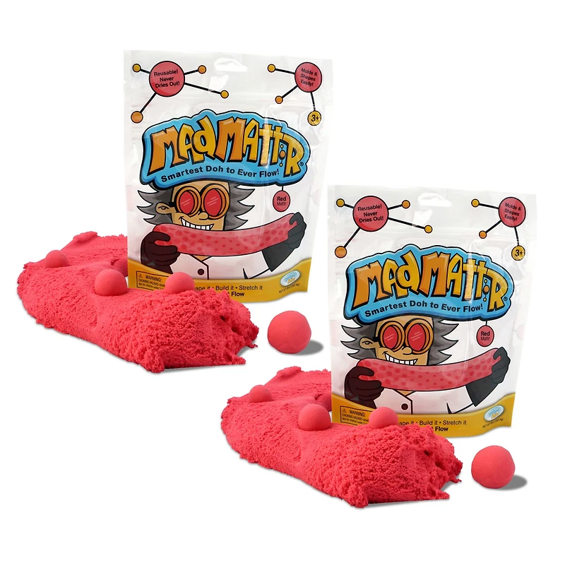 Relevant Play Mad Mattr® 10oz. Red Modeling Compound, 2ct.