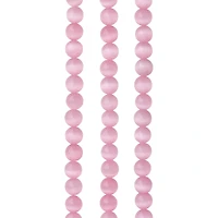 12 Pack: Glass Cat's Eye Round Beads, 6mm by Bead Landing™