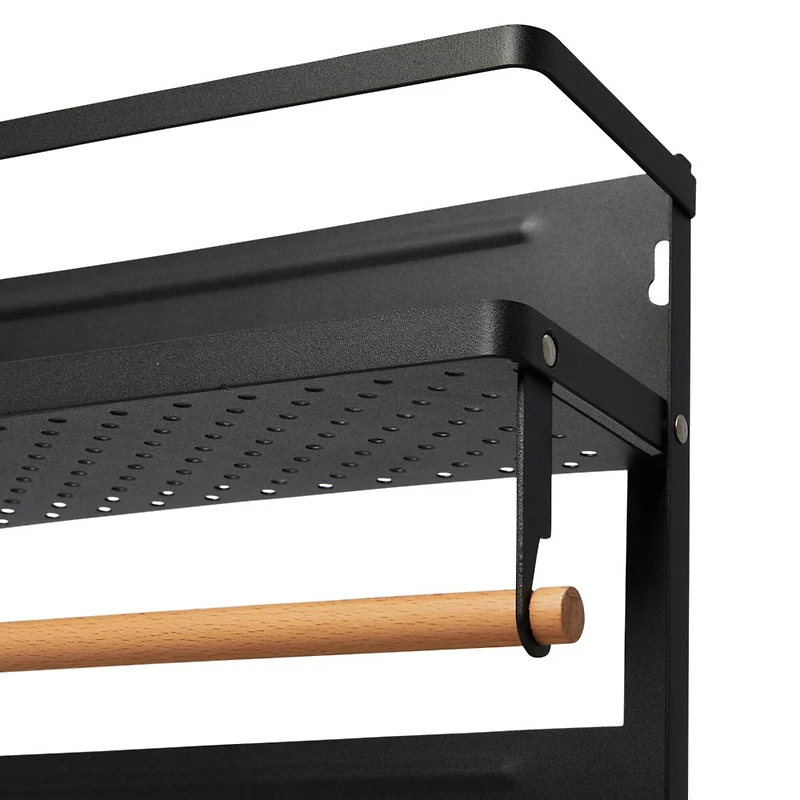 Household Essentials Metal Organizer with Paper Towel Holder