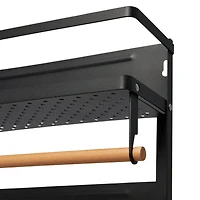 Household Essentials Metal Organizer with Paper Towel Holder