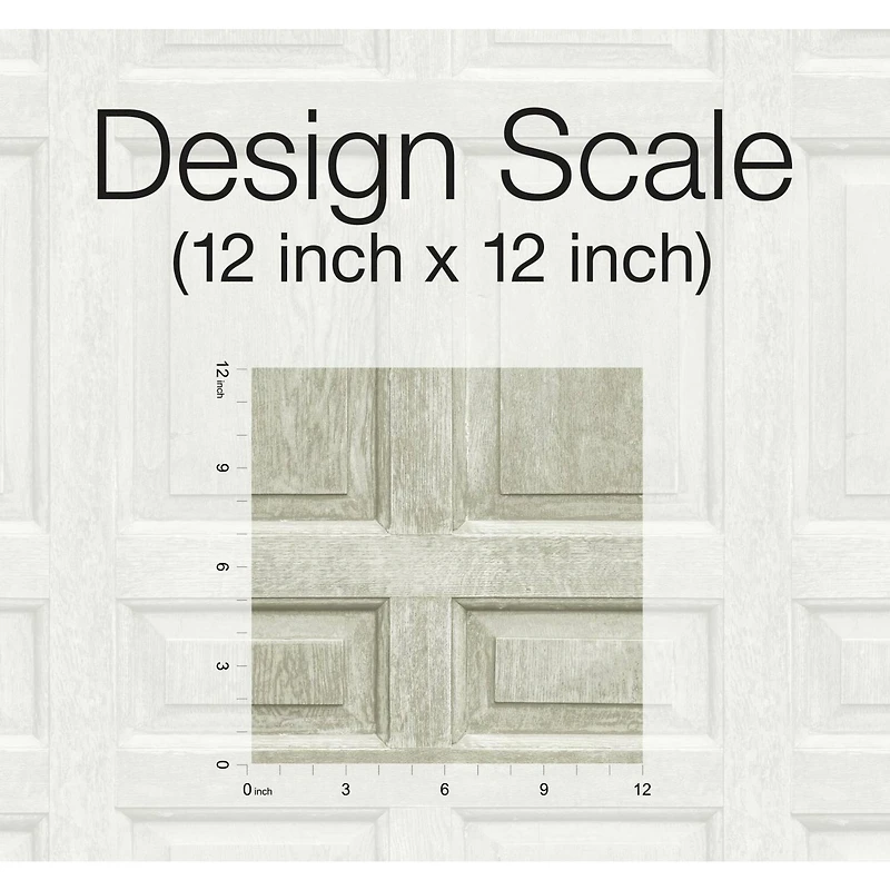 Roommates Beveled Wood Paneling Peel & Stick Wallpaper