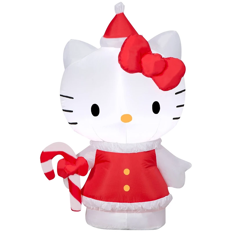 3.5ft. Airblown® Inflatable Christmas Hello Kitty® in Holiday Dress