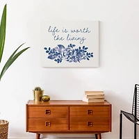 Because He Lives 16" x 20" Canvas Wall Art