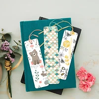 Gray & Yellow Mason Cotton Fabric by Loops & Threads™