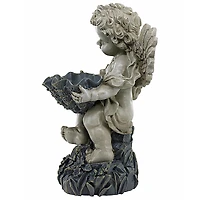 Design Toscano 14.5" Heavenly Offering Cherub Garden Statue