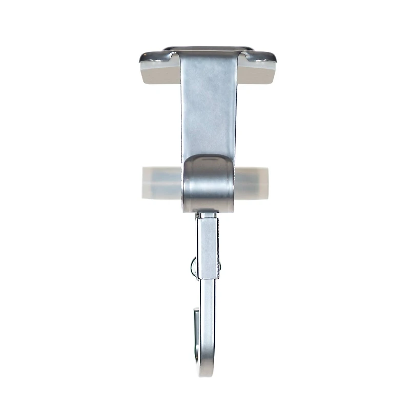 Silver Mantel Garland & Christmas Stocking Holder, 2ct.