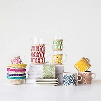 Hello Honey® Glass Pitcher with Natural Woven Sleeve