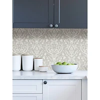 NuWallpaper Taupe Escape To The Forest Peel & Stick Wallpaper