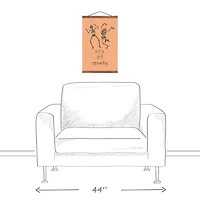 Let's Get Spooky 12" x 18" Teak Hanging Canvas