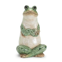Ceramic Garden Frog Statues Set