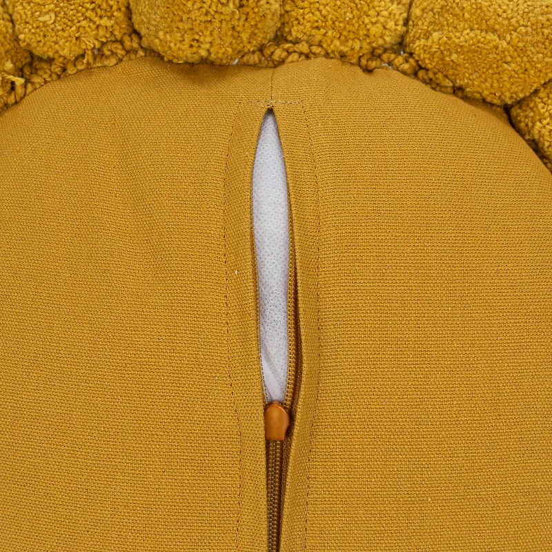 Hello Honey® 12" Sun Shaped Cotton Punch Hook Pillow