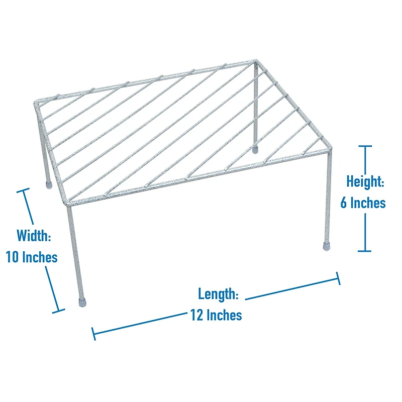 Laura Ashley White Speckled Medium Helper Shelf