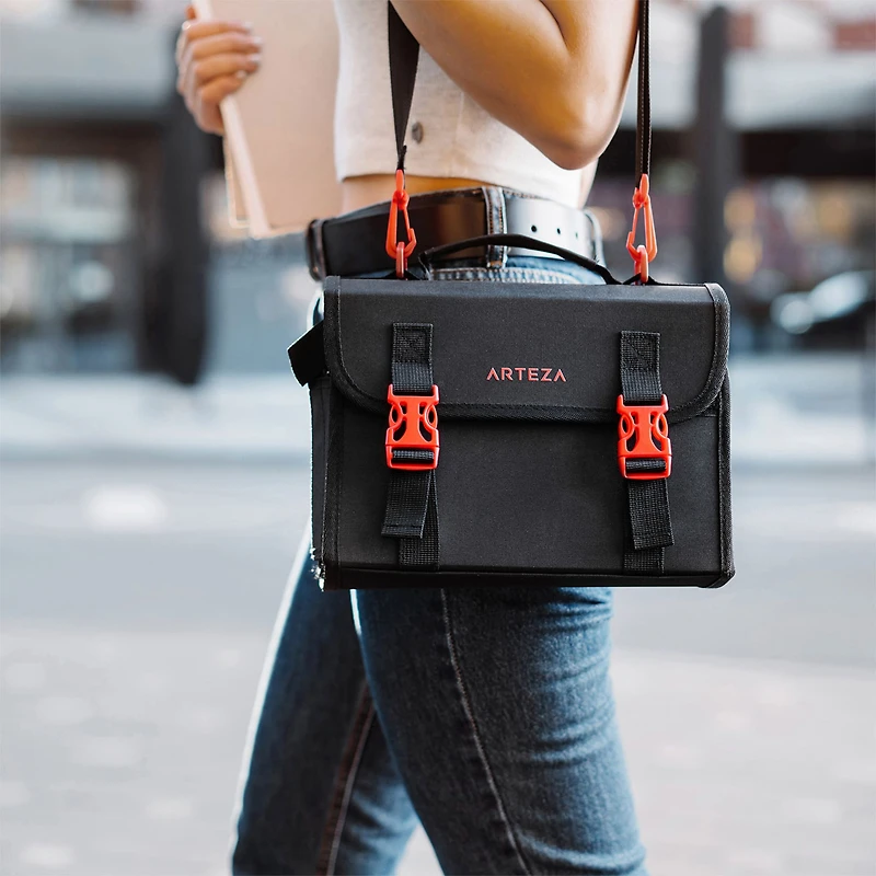 Arteza® 96 Real Brush Pens® Set with Carrying Case