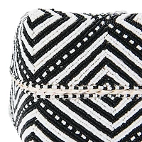 Hello Honey® Black & White Bamboo Containers with Lids Set, 2ct.