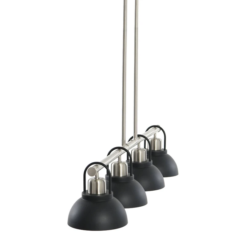 Hello Honey® Robert Stevenson Lighting Walsh Metal 4-Light Linear Chandelier with Shades