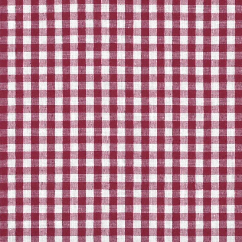 1/4" Burgundy Gingham