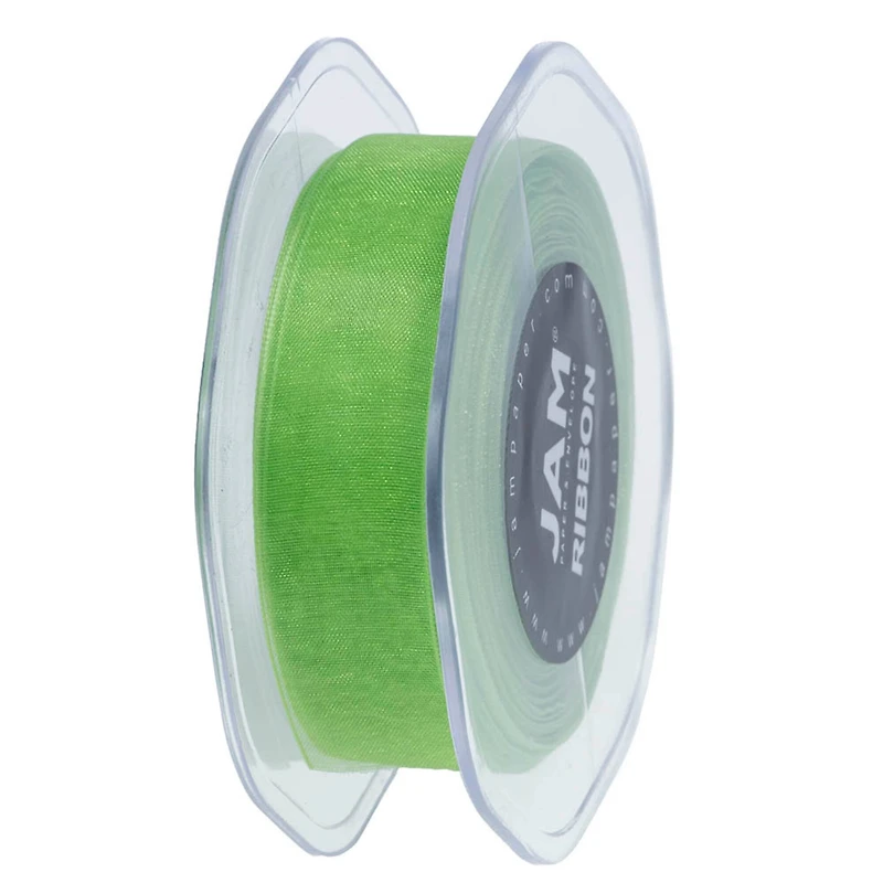 JAM Paper 7/8" x 25yd. Sheer Satin Ribbon