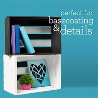 Apple Barrel® 16oz. Acrylic Black & White Paint Set