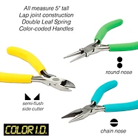 The Beadsmith® 3 Piece Economy Plier Set