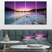 Designart - Sunrise over Frozen Lake