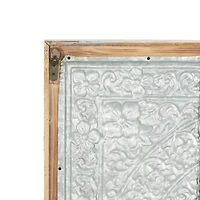 34" Brown Iron Rustic Wall Décor