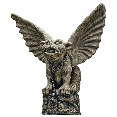 Design Toscano 17" Chained Cathedral Gargoyle Statue