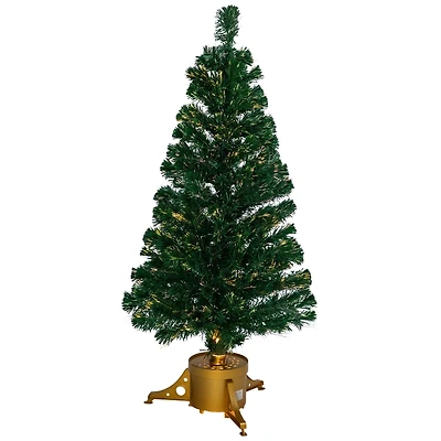 4ft. Pre-Lit Color Changing Fiber Optic Artificial Christmas Tree