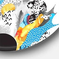 Designart - Minimal Fluid Shapes In Bauhaus Memphis Style