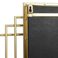 CosmoLiving by Cosmopolitan Gold Glam Metal Wall Mirror