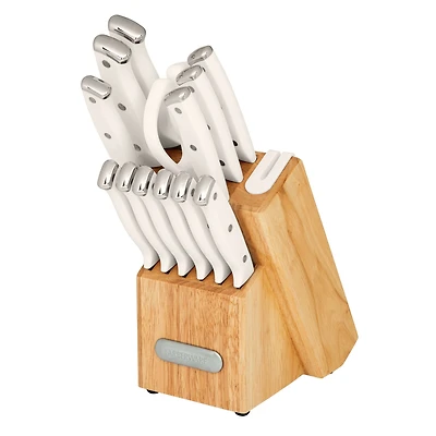 Farberware EdgeKeeper White 14-Piece Cutlery Set