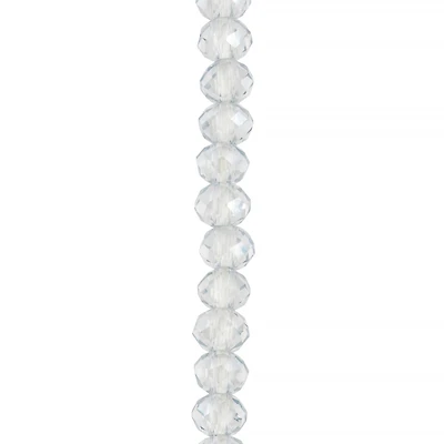 Glass Faceted Rondelle Beads by Bead Landing