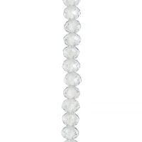 Glass Faceted Rondelle Beads by Bead Landing