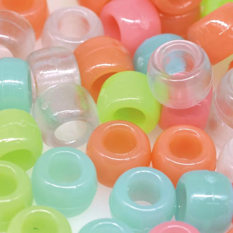 Glow in the Dark Pony Beads by Creatology™, 6mm x 9mm