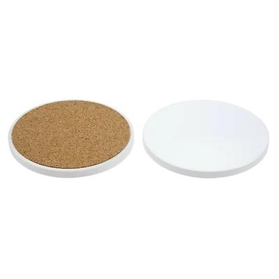 3.5" Round Sublimation Coasters by Make Market®, 4ct.
